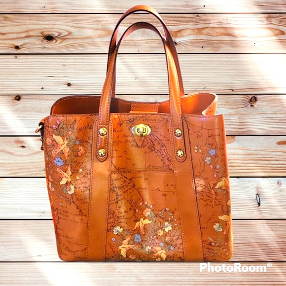 Patricia Nash Bags Patricia Nash Floral Map Print Bag Poshmark